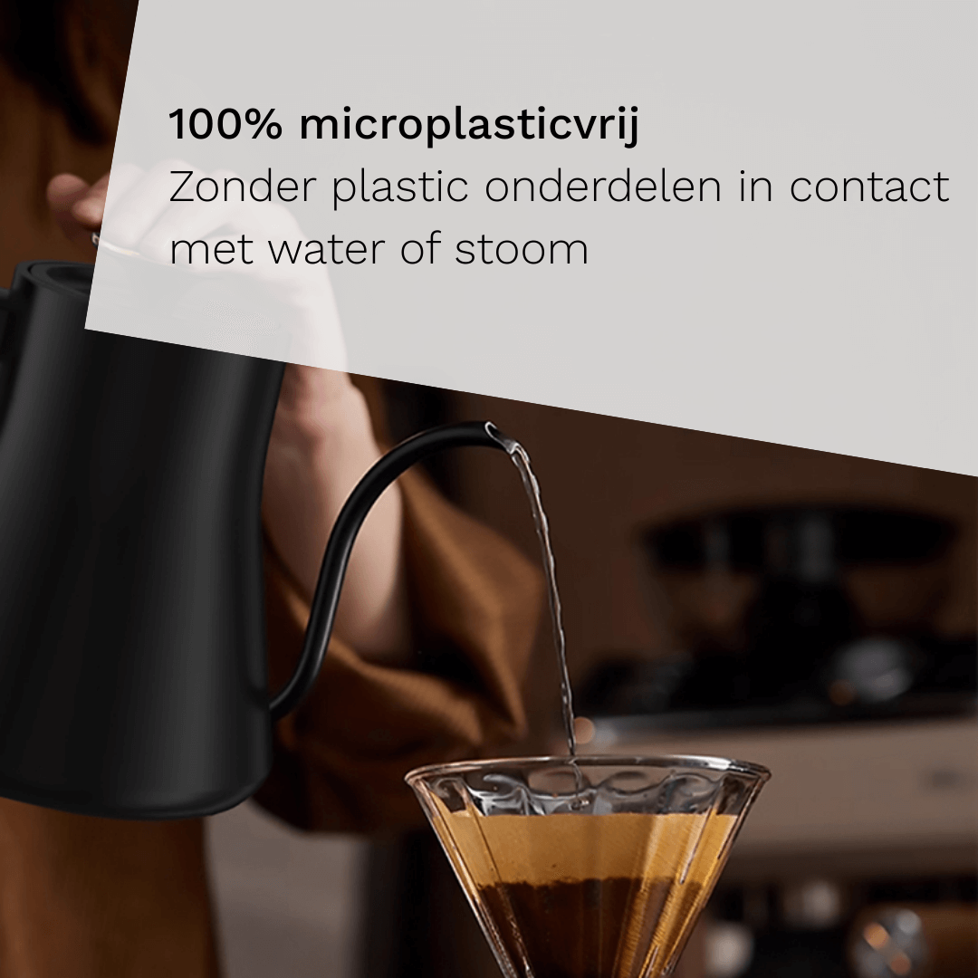 Microplastic-free kettle - Hot water without microplastics and BPA