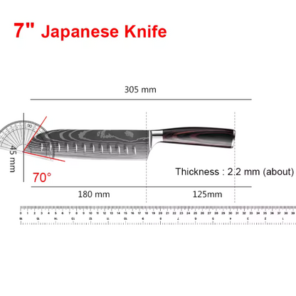 Celuxer™ Smooth Edge - Japanese Kitchen Knife