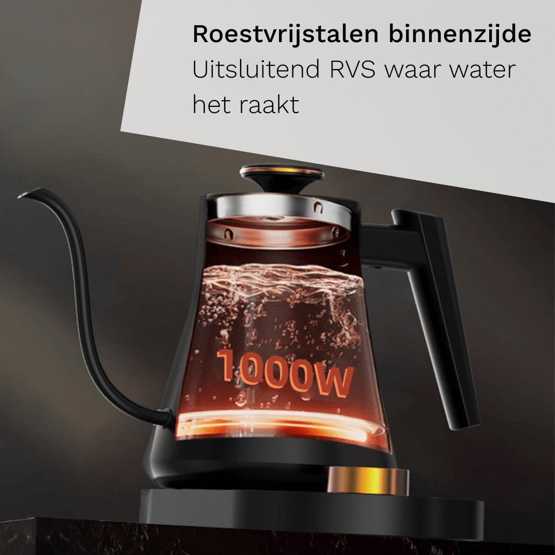 Microplastic-free kettle - Hot water without microplastics and BPA